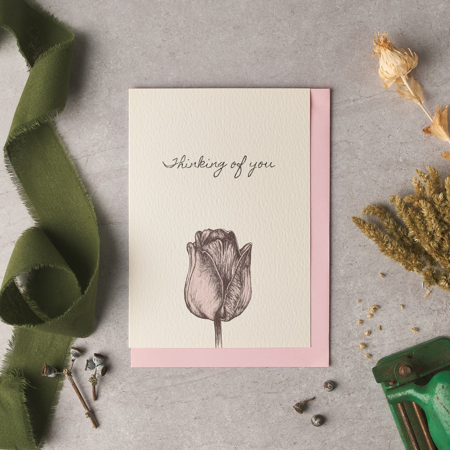 Sympathy Tulip Card