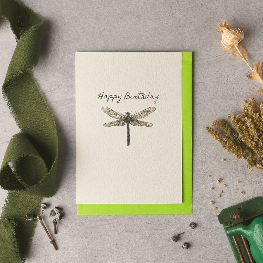 Thank You Dragonfly Card