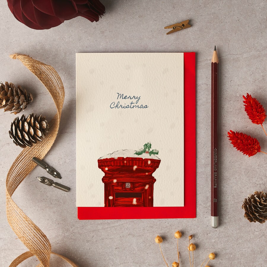Postbox Christmas Card