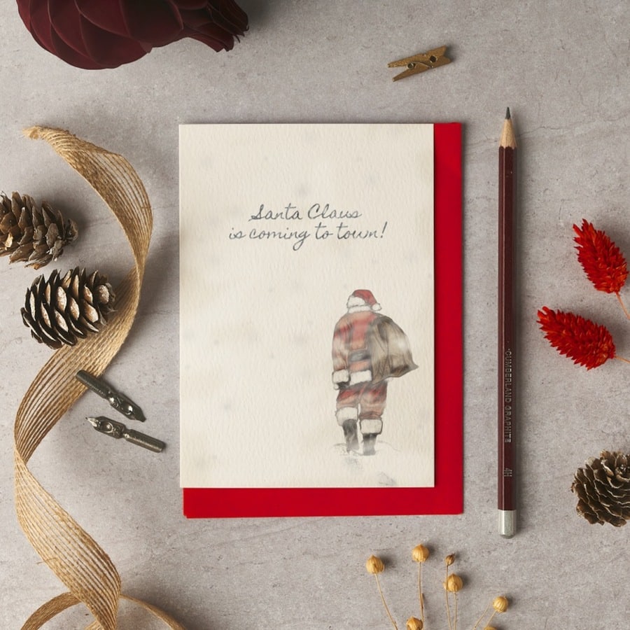Santa Claus Christmas Card