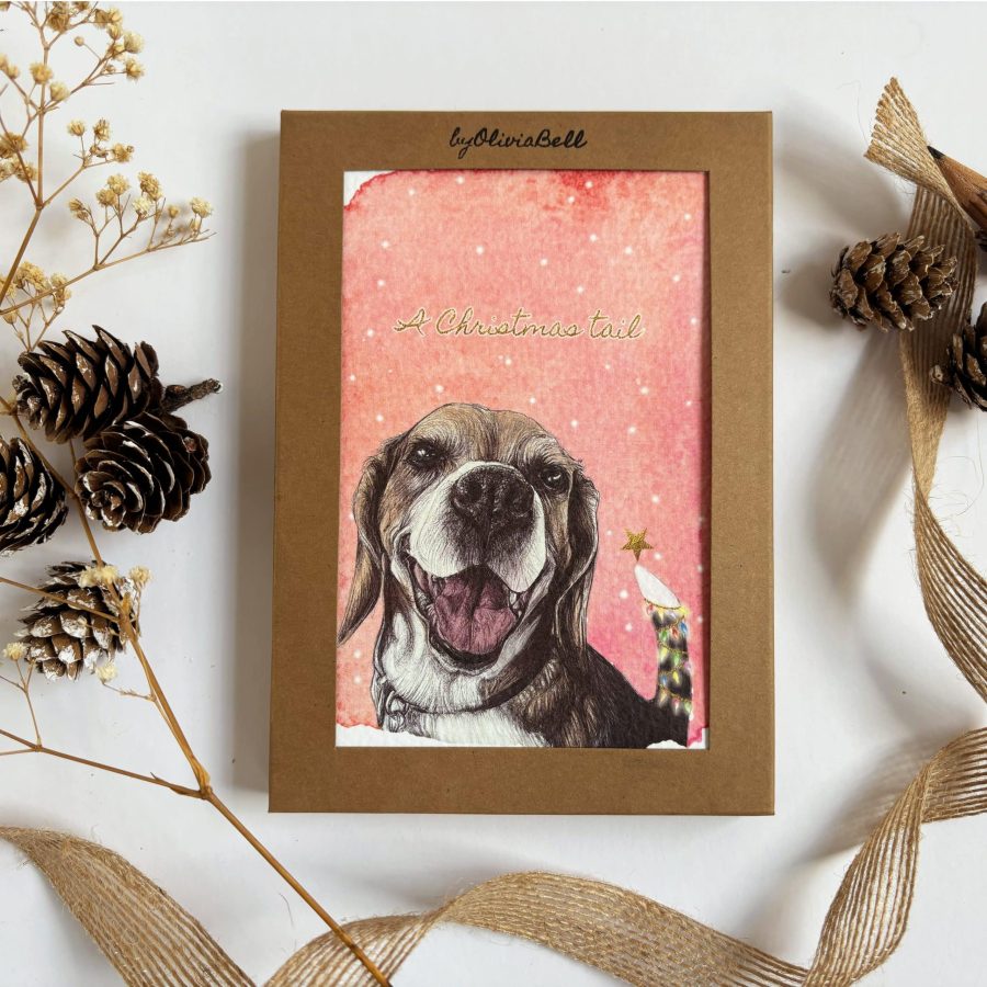 Christmas Pug, Spaniel, Beagle and Dachshund Card Pack
