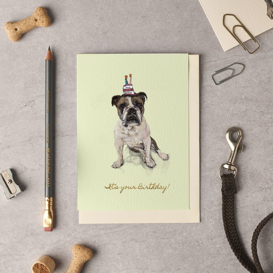 It's your Birthday Boston-Bulldog Card