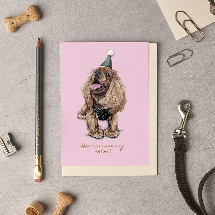Did someone say cake Cavalier Card