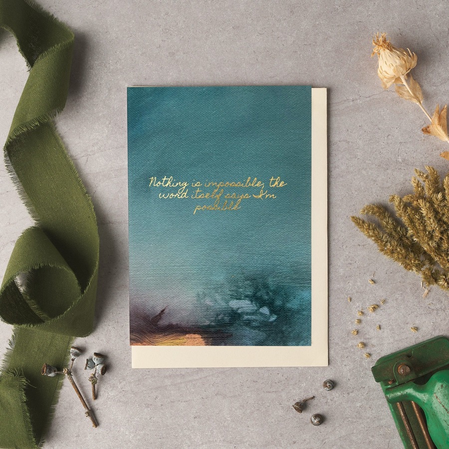 Nothing is impossible Card