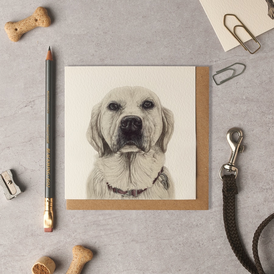 Zara Goldador Blank Card