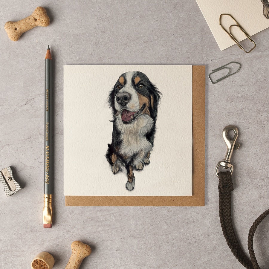 Whistler Bordernese Blank Card