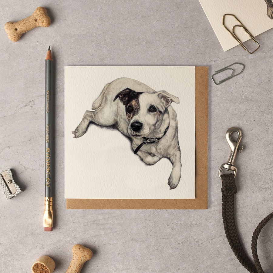 Axel Jack Russell Blank Card