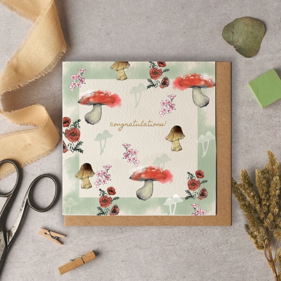 Congratulations Woodland Card