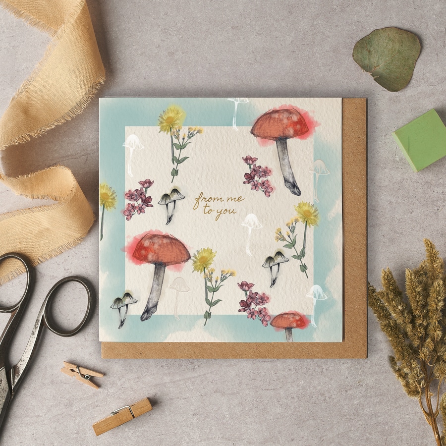 From Me to You Woodland Card